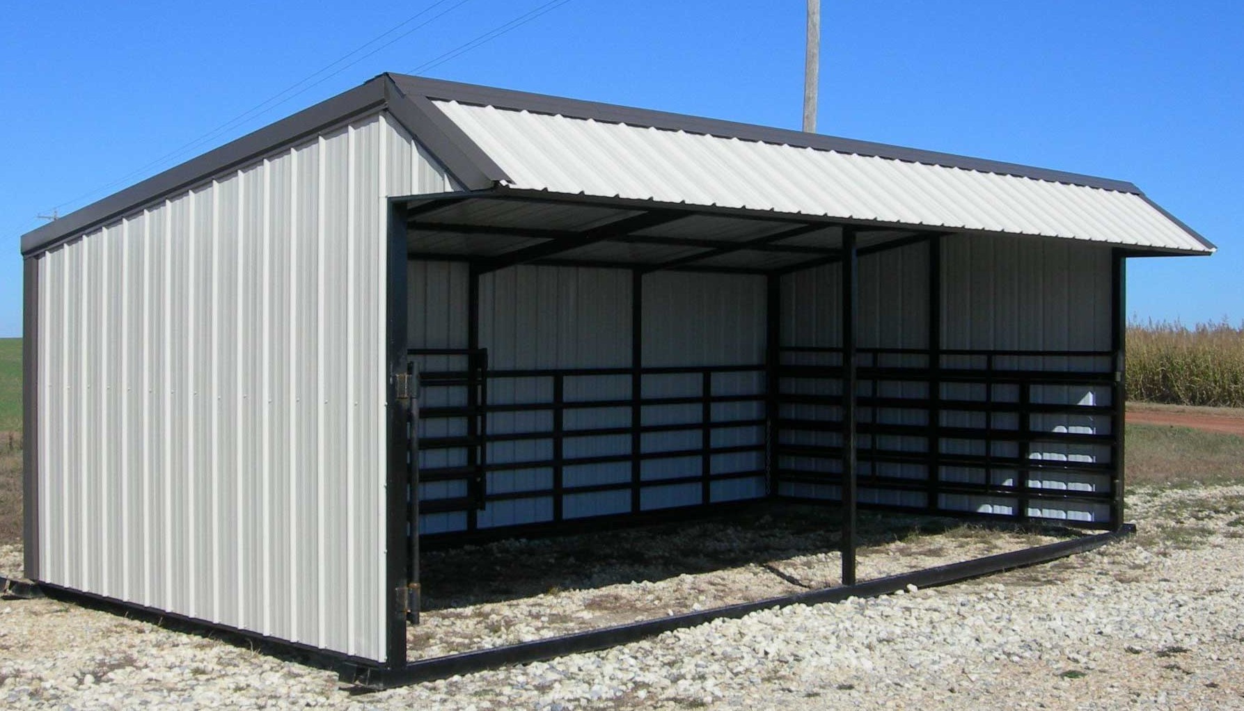 Steel-Framed Livestock Shelter - Sturdi-Bilt