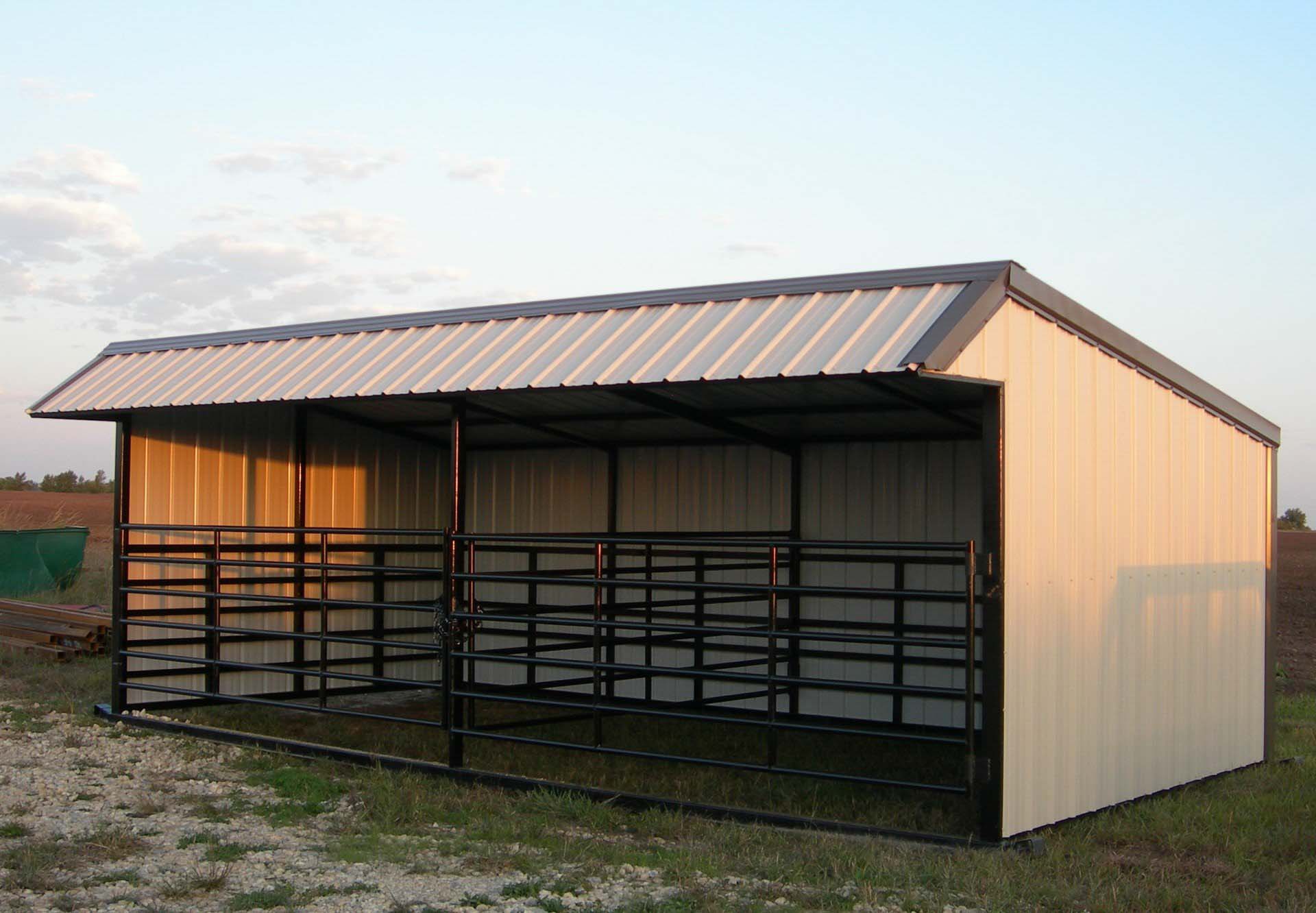 Steel-Framed Livestock Shelter - Sturdi-Bilt