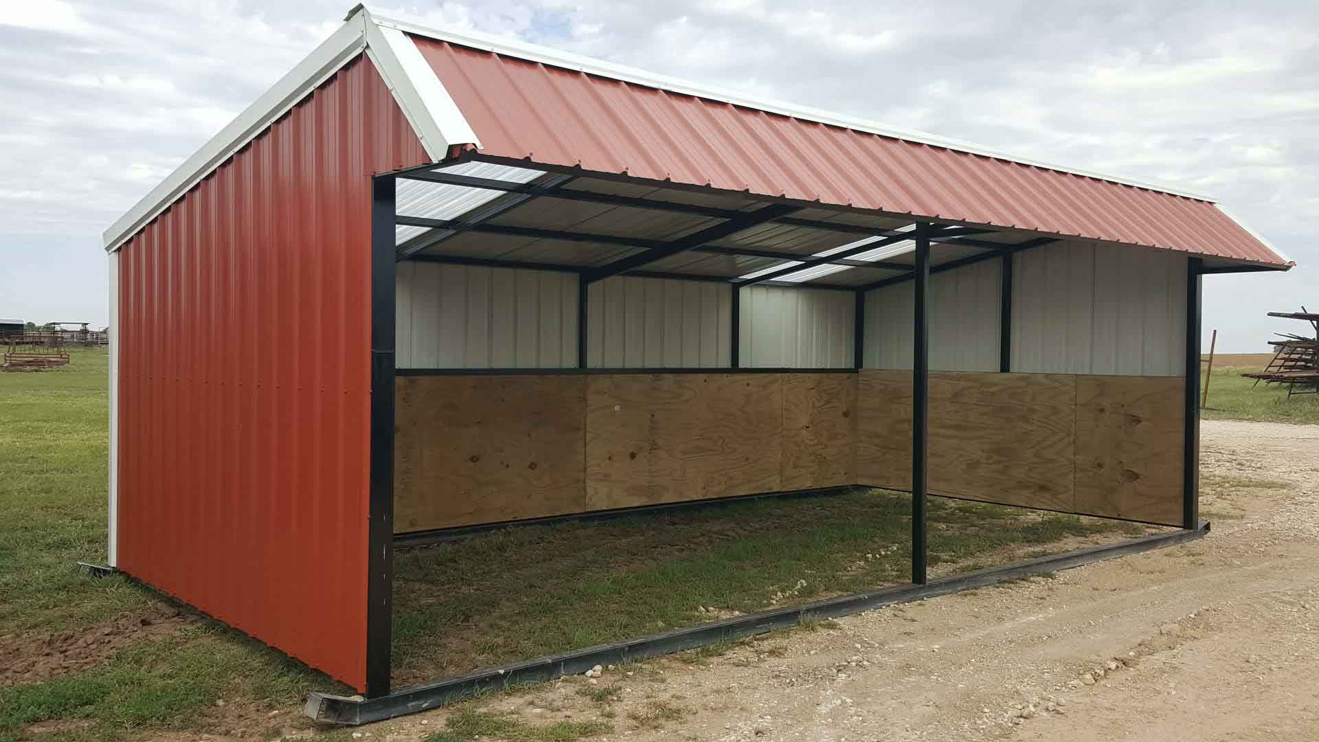 Steel-Framed Livestock Shelter - Sturdi-Bilt