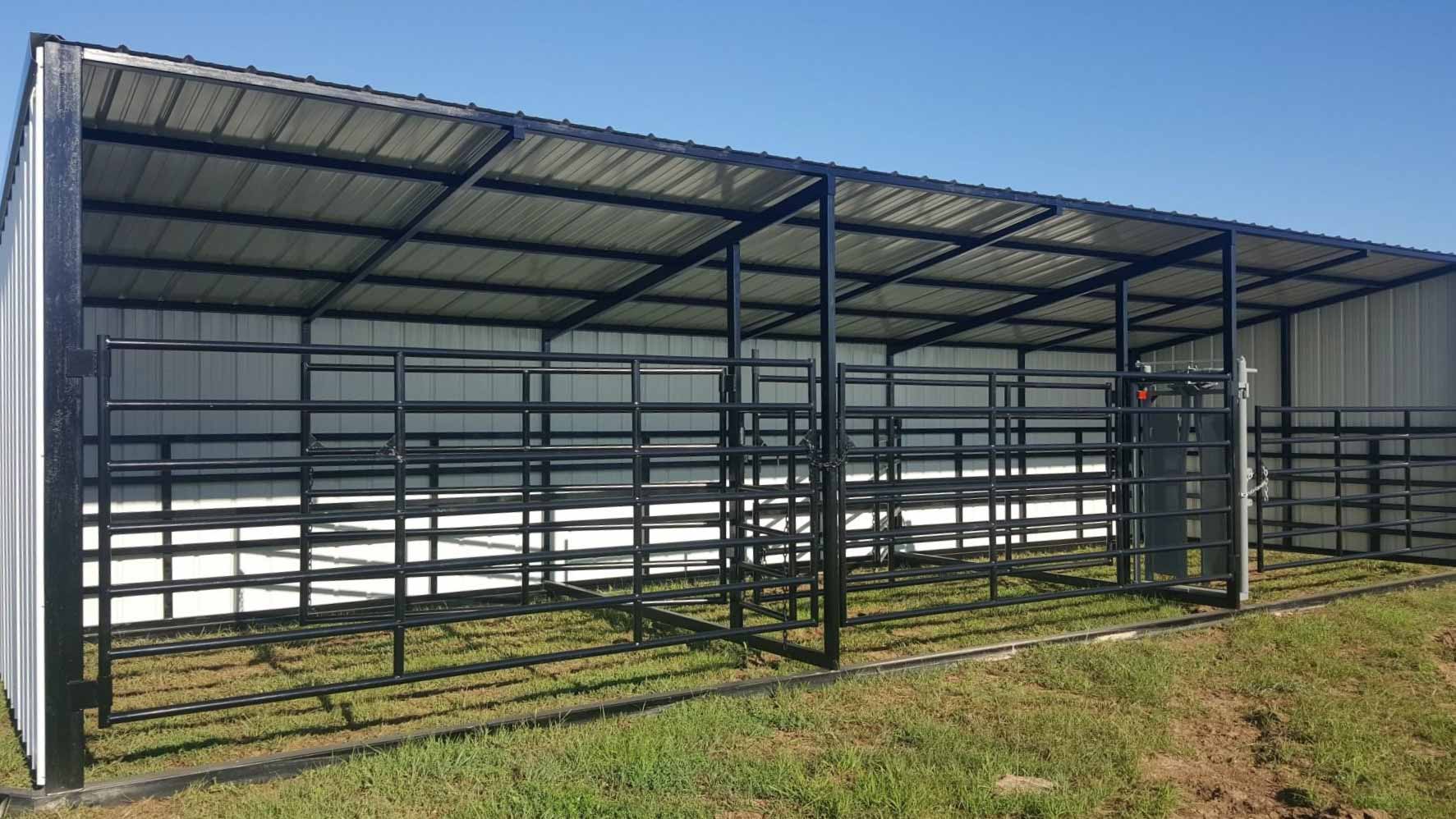 Sturdi-Bilt Steel-Framed Livestock Shelter